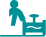 Water and sewer line icon
